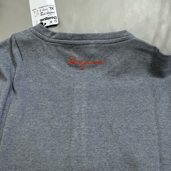 NWT - Desigual Men’s Graphic 3-Button Long Sleeve Henley Shirt - Size XL - Picture 7 of 10